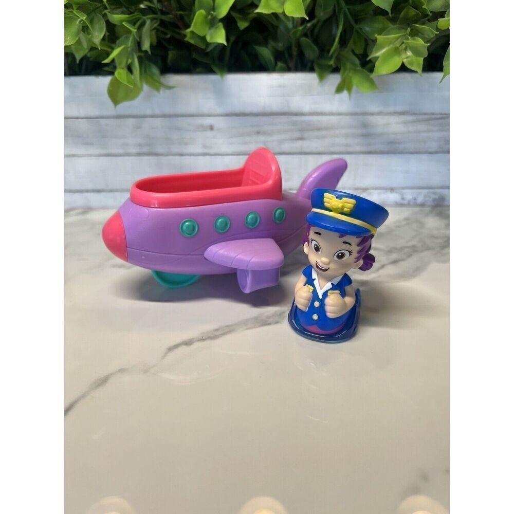 Bubble‎ Guppies Oona Pilot Plane Figure Lot Roller Ball
